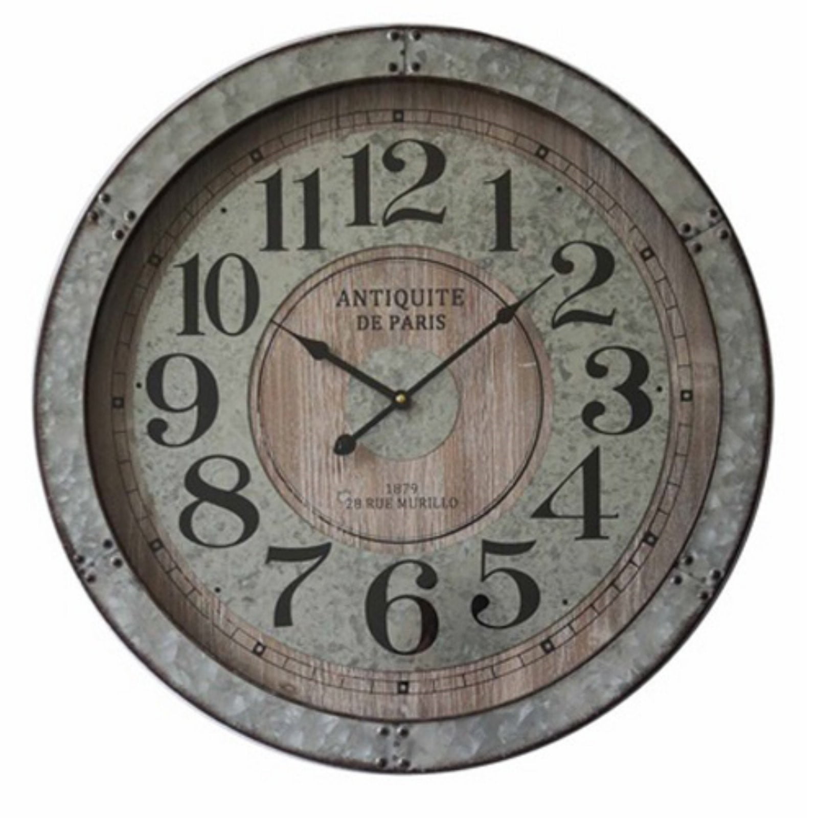 ArtMaison Canada 24 in. Antiquite De Paris Wall Clock