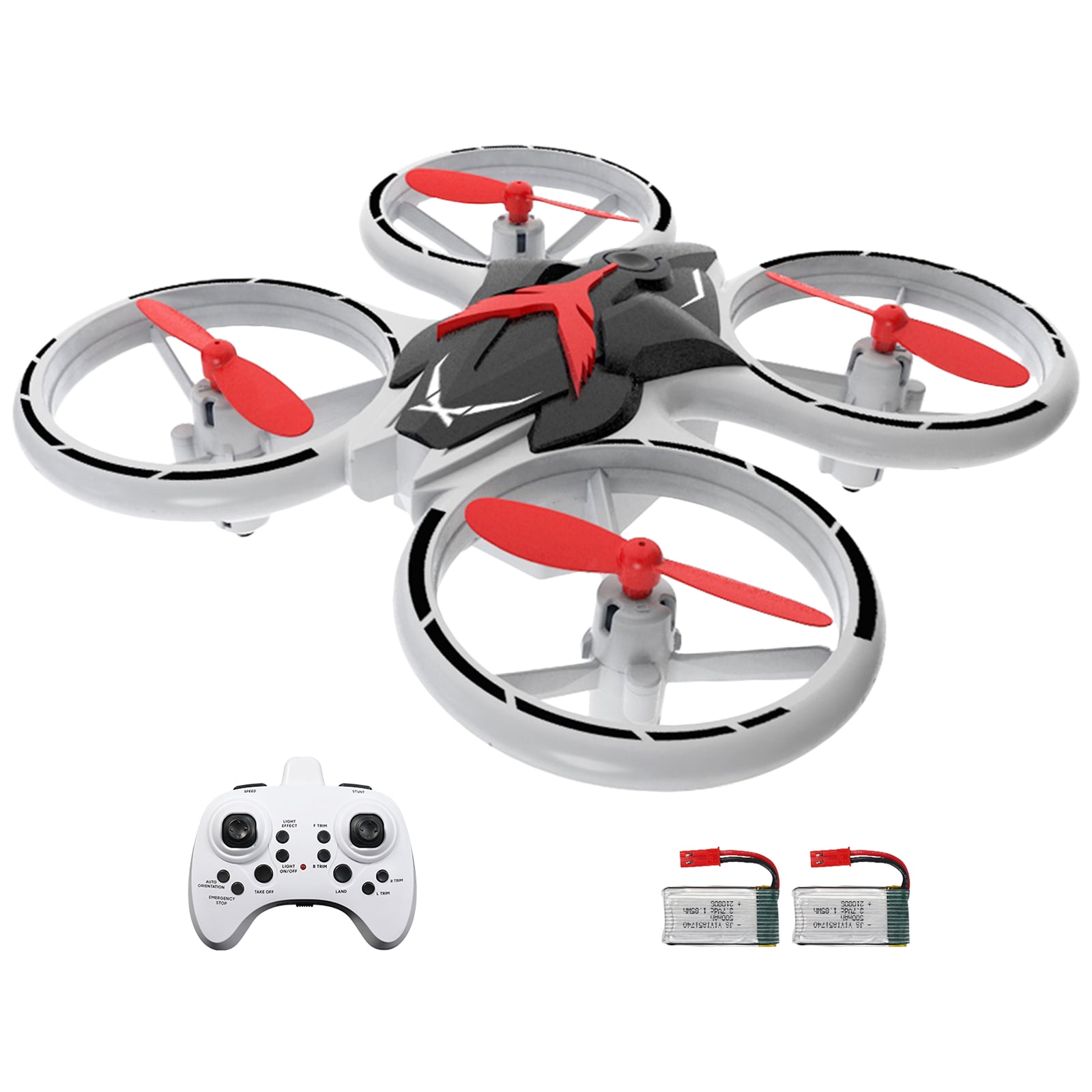 YFMHA 2.4GHz RC Glow Up Stunt Drone with LED Lights
