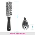 thumbnail image 2 of Vega Round Hair Brush For Adding Curls, Volume and Waves In Hairs All Hair Types (R10-RB) Color May Vary, 2 of 6