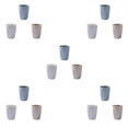 thumbnail image 3 of Kearding Taza de enjuague de 400ml, vasos circulares para baño, taza para cepillo de dientes, botella de almacenamiento de moda, decoración de de Type8 NO8 Kearding CBP067709, 3 of 6