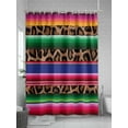 thumbnail image 5 of Mexico Leopard Shower Curtain, Print Waterproof Shower Curtain Set with 12 Hooks Lightweight Washable Fabric Shower Curtains for Bathroom 48x72 Inches, 5 of 6