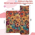 thumbnail image 5 of Pioneer Flower Floral Print Pattern Toddler Nap Mats for Kids Preschool,Sleeping Mat Bag or Kids,Toddler Sleeping Bag,Toddler Nap Mat or Daycare, 5 of 6