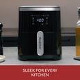 thumbnail image 5 of Air Fryer – 4.5 Qt, 1300W Large Capacity Fryer with LED Display, 8 Presets, Adjustable Temp, Oil-Free Kitchen Appliance for Baking, Roasting, Frying, Healthy Crispy Meals, Black, 5 of 6
