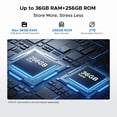 thumbnail image 5 of DOOGEE U13 Android 16 Gemini Al Tablet with Keyboard,13 inch Tablet ,32GB+256GB/2TB,11000mAh/18W,Octa Core,13MP+5MP,WiFi 5,Quad Speakers/Face ID, 5 of 12