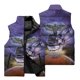 thumbnail image 4 of Nuevo chaleco sin mangas con estampado 3D, estilo hip-hop callejero, para otoño e invierno, resistente al viento y cálido, con cuello alto, bolsillo y cremallera, 4 of 4