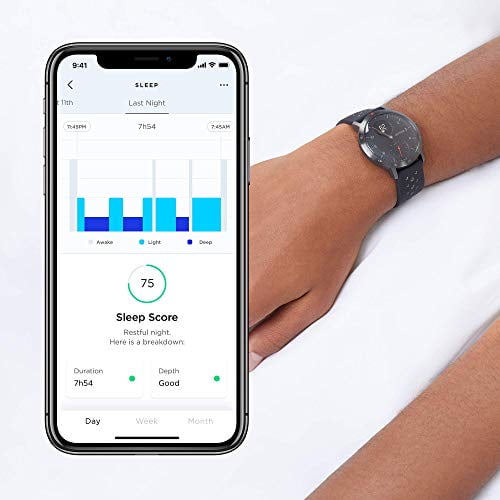 Withings Steel HR Sport Hybrid Smartwatch 40mm Activity Sleep Fitness and Heart Rate Tracker with Connected GPS Smart Notifications Water Resistant with 25 Day Battery Life Walmart