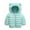Mint Green, variant on Baby Winter Coats for Kids Boys Puffer Jacket Zip up Long Sleeve Windproof Down Jacket Cute Bear Ear Hooded Jackets with Pockets Winter Clothes 9-12 Months