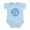 Sky Blue, variant on CafePress - 60S Peace Bernie Infant Bodysuit - Baby Light Bodysuit, Size Newborn - 24 Months
