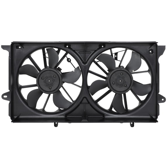 ECCPP Engine Radiator Cooling Fan Assembly 4-Pin Dual Fan for Chevy for Silverado 1500 2014-2018 624050