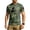 Dark Green, variant on Workout Shirts for Men Camo Print Short Sleeve Quick Dry Athletic Gym Active T Shirt Moisture Wicking