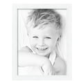 thumbnail image 2 of ArtToFrames 18" x 24" Contemporary White with Lip Picture Frame, 18x24 inch White Wood Poster Frame (WOM-2032), 2 Pack, 2 of 6