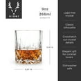 thumbnail image 4 of Viski Admiral Crystal Whiskey Glasses, Gifts for Men, 10 oz Set of 2, 4 of 12