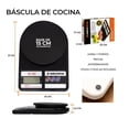 thumbnail image 4 of Báscula Cocina Digital Gramera Alta Precisión 5kg HG57C Modelo Negro, 4 of 4