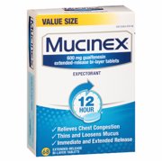 Mucinex 12 Hour Chest Congestion Expectorant -- 68 Extended-Release Bi-Layer Tablets
