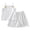 Z04-White, variant on CAICJ98 Toddler Baby Summer Clothes Girl 3 6 12 18 Months 2T 3T 4T 5T Girls Outfits Cute Dinosaur Tank Tops Shorts Outfits Lightweight Elastic Cotton Short Sets (Pink,3-4 Years)