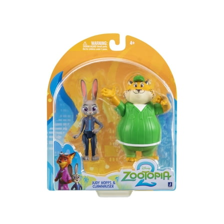 Disney’s Zootopia 2 Two Pack - 3 inch Two Figure Pack of Judy Hopps & Clawhauser