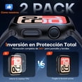 thumbnail image 2 of Yanonmyfd 2 Unidades Funda para Apple Watch SE 3/2/1 /Series 6 5 4 40mm con Protector de Pantalla, Completa Vidrio Templado Protectora, [Resistente a Rasguños] Cover - Negro, 2 of 24