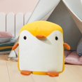 thumbnail image 6 of Penguin Footstool Footrest Stool Sofa Footrest cartoon with Padded Seat Shoe Changing Stool for Bedroom Home Living Room Entryway Children yellow, 6 of 8