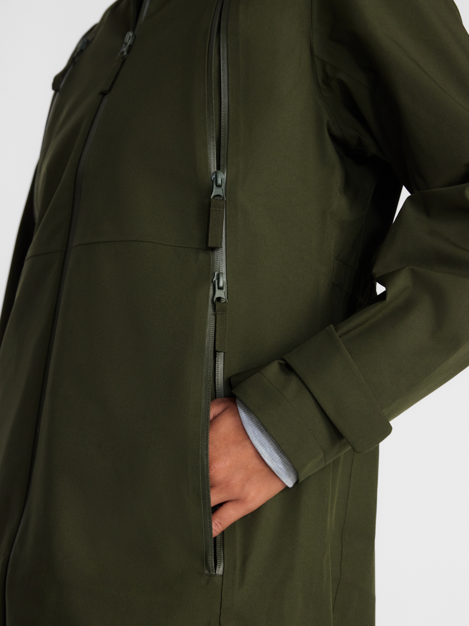 Ozark Trail Women's Long Zip Rain Jacket photo 5