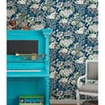 thumbnail image 2 of A-Street Prints Ainsley Indigo Boho Floral Wallpaper, 20.5-in by 33-ft, 56.38 sq. ft, 2 of 3