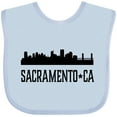 thumbnail image 3 of Inktastic Sacramento California City Skyline Boys or Girls Baby Bib, 3 of 4