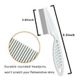 thumbnail image 4 of Pet Comb for Dogs & Cats, Small Dog & Cat Grooming Comb 3 Combs, Stainless Steel Teeth Shedding Comb, 4 of 5