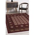 thumbnail image 3 of 3â€™ x 20â€™ Red Eclectic Geometric Pattern Runner Rug, 3 of 5