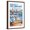 Brown Frame, variant on Art.com Lake Winnipesaukee, New Hampshire - Water Skiing Scene Art Print by Lantern Press, Black Frame Wall Art, 21" x 29"