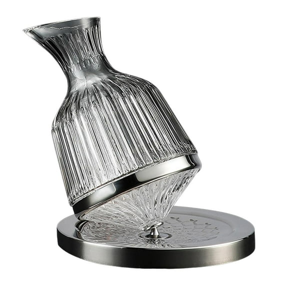 Decantador de vino de lujo Sunnimix aireador GIRATORIO 360 grados cristal 1500ml