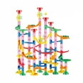 thumbnail image 5 of Marble Run Race Track Building Blocks Kids 3D Maze Ball Roll Toy DIY Marble Run Race Coaster Set 80/105/109/133pc Christmas Gift, 5 of 10