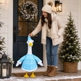 thumbnail image 5 of Qwtwty Porch Goose Christmas Outfit Funny Christmas Costume 23" Lawn Goose Decorative Outfit for Porch Lawn Patio Yard Outdoor Holiday Decor, 5 of 9