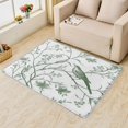 thumbnail image 2 of Flower Area Rugs for Bedroom Living Room - 6x9 ft - Plant Carpet for Home Decor - Plant Patterned Decorative Indoor Large Rug - Washable & Soft & Non Slip & Low Pile (ZL&111), 2 of 6