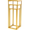 thumbnail image 4 of MONIPA 3 Pcs Gold Flower Holder Columns Centerpieces for Home Party Wedding Decorations, Rectangular Flower Display Rack, 4 of 8