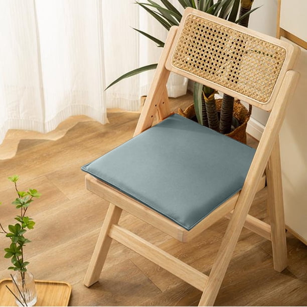 pstuiky Cojín de espuma para oficina para sentarse durante mucho tiempo transpirable fino para silla de comedor de cuero