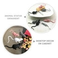 thumbnail image 3 of WESIEVYA Miniature Mouse Ornaments PVC 24Pack 2.9x0.9x0.5in, 3 of 6