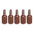 thumbnail image 1 of Uxcell 5pcs T30 Torx Screwdriver Bit 10mm Hex Shank 30mm Length Security Tamper Proof 6 Point Head Hex Bits S2 Steel Screw Driver Bit, 1 of 5