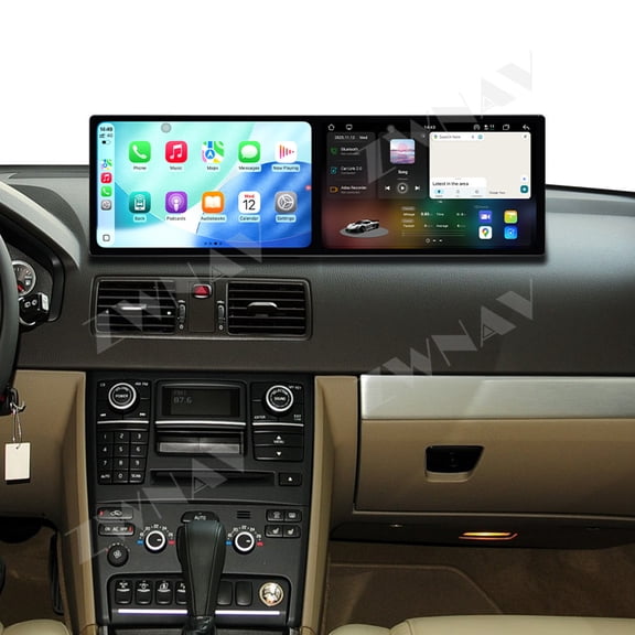 ZWNAV Dual 10.1 inch Screen Car Radio for Volvo XC90 2002-2014 Android 15 Multimedia Player GPS Navigation Auto DSP Stereo Host