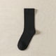 thumbnail image 1 of Xiao Hua 6 pares de calcetines de algodón para mujer, finos, suaves, cómodos, transpirables, de vestir, por encima del tobillo, para negocios, informales y deportivos (negros)., 1 of 2