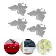 thumbnail image 3 of 4pcs Crystal Car Stickers Butterfly Bling Stickers Rhinestone Car Sticker Decal for Bumper Window, 3 of 7