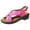 Hot Pink, variant on Orthopedic Sandals for Women Open Toe Walking Slippers with Arch Support Anti-Slip Breathable Sandal Vintage Platform Outdoor Flats Shoes