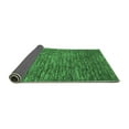 thumbnail image 2 of Ahgly Company Indoor Round Abstract Emerald Green Modern Area Rugs, 6' Round, 2 of 4