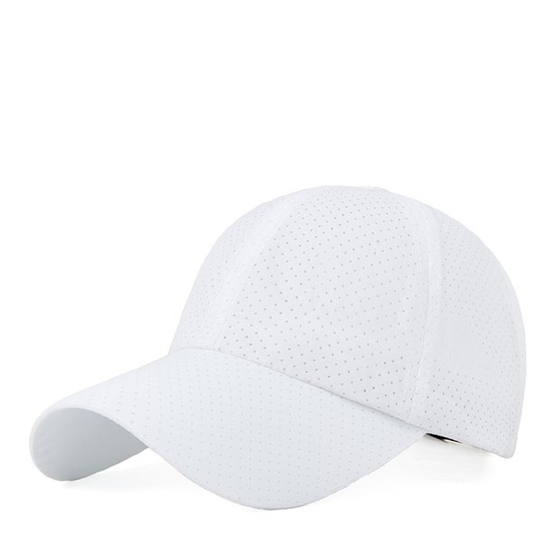 Gorra de béisbol deportiva de malla transpirable con protección solar de secado rápido para hombres y mujeres para exteriores de primavera y verano