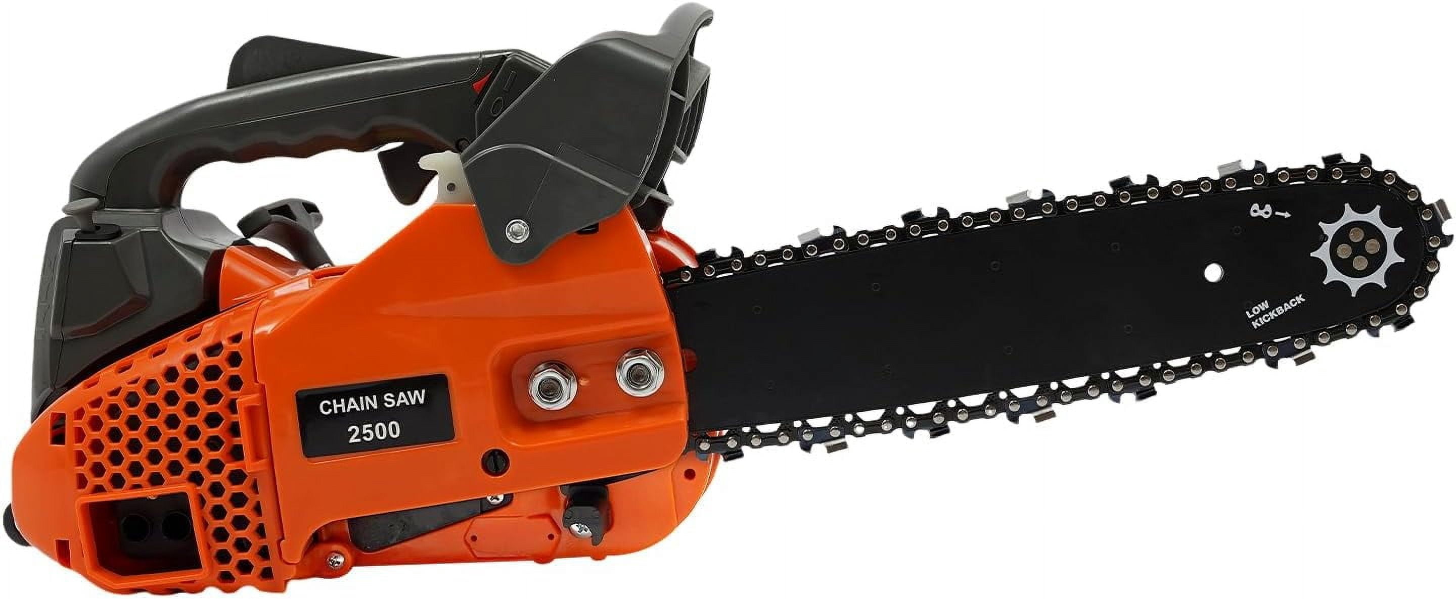 Miumaeov Top Handle Chainsaw 2-Stroke Engine Chainsaw High-Performance Wood Cutting Tool for Tree Pruning and Garden Maintenance