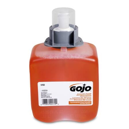 - Gojo Industries 5162-03 Fmx-12 Antibacterial Luxury Foam Hand Soap Refill, 1250ML, Translucent Apricot, CS/3