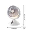 thumbnail image 3 of XGFHYJEH Desk Fan, Box Fan, Small Fan, Box Fans for Home, Desk Fans under $15.00, Small Box Fan, Portable Personal Quiet Electric Fan for Home, Plastic, 3 of 6