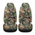 thumbnail image 3 of Garronmavis Hunting Camo Forest Fuzzy Car Seat Covers Men Women Washable Car Accessories Elastic Bucket Cushion Protectors for Trucks Vans SUV, 3 of 7
