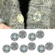thumbnail image 3 of 10 pares de broches de presión magnéticos de 20 mm para bricolaje gris, 3 of 9