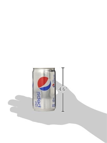 Diet Pepsi, 7.5 Fl Oz Mini Cans, 24 Pack
