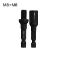 thumbnail image 1 of M6-M10 Hanger Bolt & Threaded Insert Driver Tool Self-Tapping Socket Adapter Set M8, 1 of 9