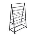 thumbnail image 6 of Ribbon Display Organizer with Wheels, Ribbon Holder Organizer Rack, Ribbon Storage Organizer Black 31.5*15.7*49.2in, 6 of 13